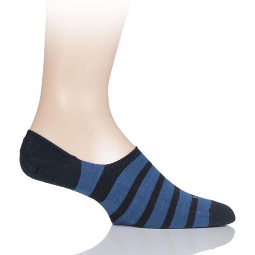 Pair Anthracite Even Stripe Cotton Invisible Socks Men's 10-11 Mens - Falke - Modalova