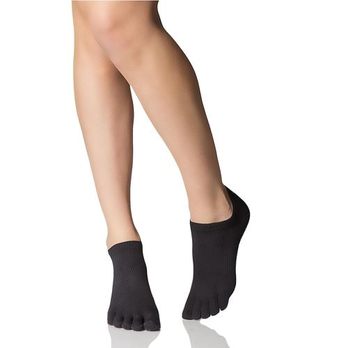 Pair Full Toe Organic Cotton Low Rise Yoga Socks Ladies 3-5.5 Unisex - ToeSox - Modalova
