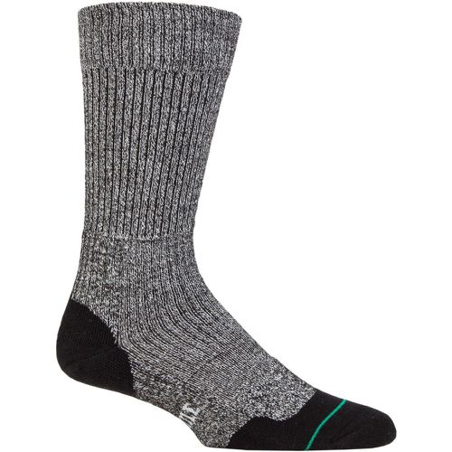 Mens and Women's 1 Pair Fusion Walk Sock Charcoal Marl M - 1000 Mile - Modalova