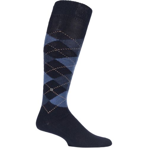 Pair Dark Navy Preston Soft Acrylic Knee High Socks Men's 6.5-11 Mens - Burlington - Modalova