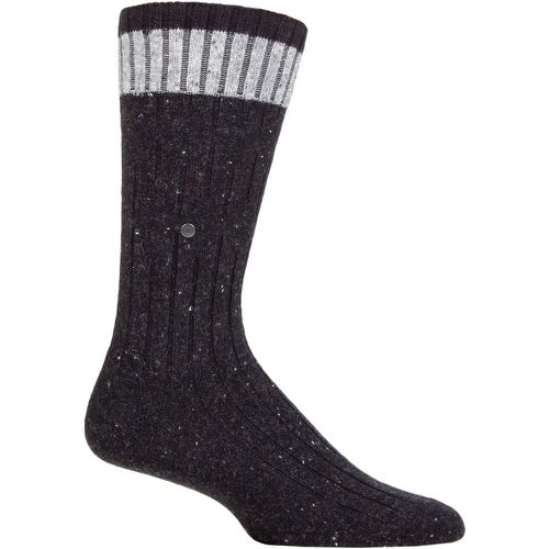 Mens 1 Pair Crafted Wool Boot Socks 6.5-11 Mens - Burlington - Modalova