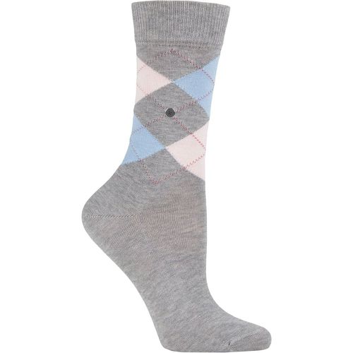 Women's 1 Pair Covent Garden Cotton Argyle Socks 3.5-7 Ladies - Burlington - Modalova