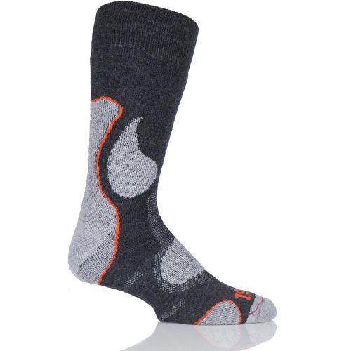 Pair Charcoal 3 Seasons Merino Wool Walking Socks Unisex 6-8.5 Mens - 1000 Mile - Modalova