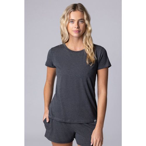 Women's 1 Pack Bamboo Loungewear Selection T-Shirt Charcoal UK 10 - Lazy Panda - Modalova