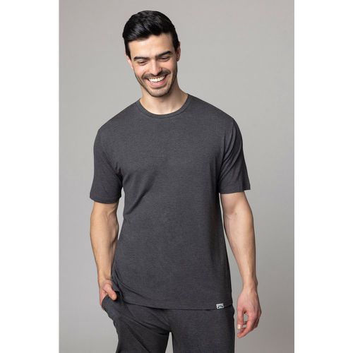 Mens 1 Pack Bamboo Loungewear Selection T-Shirt Dark Charcoal T-Shirt XX Large - Lazy Panda - Modalova