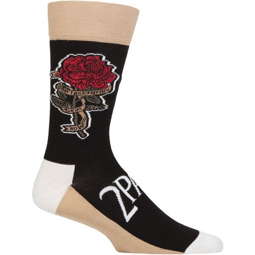 Music Collection 1 Pair Tupac Cotton Socks Rose One Size - SockShop - Modalova