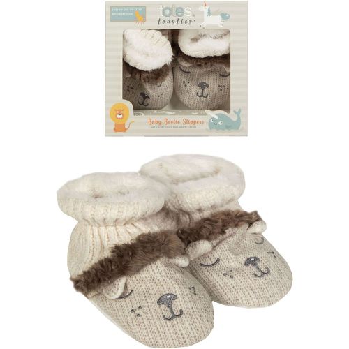 Boys and Girls Tots 1 Pair Padders Slipper Socks Lion 6-12 Months - Totes - Modalova