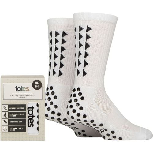 Totes 2 Pair Gripper Sports Socks 3-5 UK - SockShop - Modalova