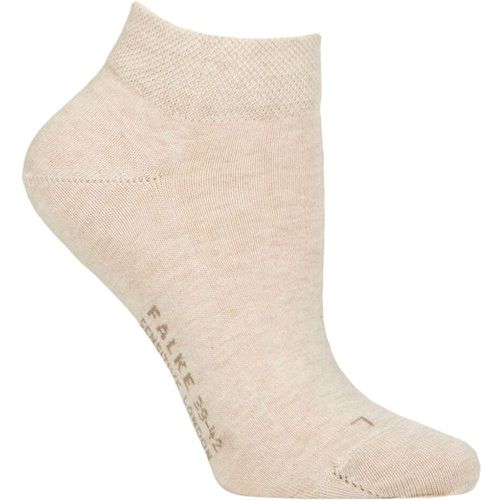 Women's 1 Pair Sensitive London Gentle Grip Cotton Sneaker Socks Sand Melange 5.5-8 Ladies - Falke - Modalova