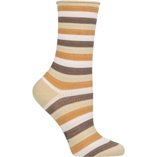 Women's 1 Pair Dopamine Stripe Lyocell Socks Hemp 5.5-8 Ladies - Falke - Modalova