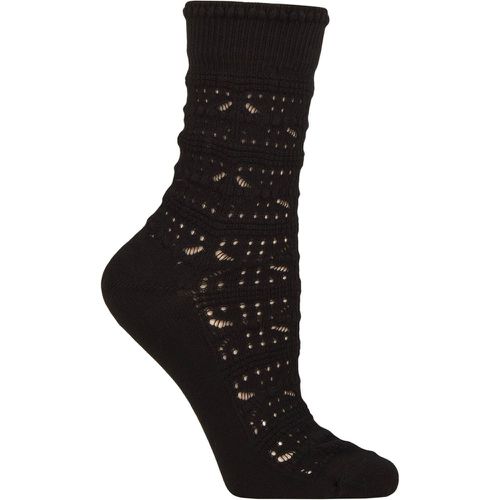 Women's 1 Pair Granny Square Bamboo Socks 5.5-8 Ladies - Falke - Modalova