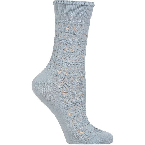 Women's 1 Pair Granny Square Bamboo Socks Ciel 5.5-8 Ladies - Falke - Modalova