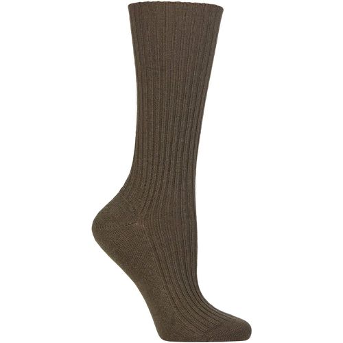 Women's 1 Pair Cosy Wool and Cashmere Boot Socks Military 2.5-5 Ladies - Falke - Modalova