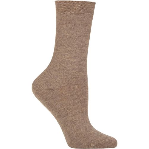 Women's 1 Pair No 1 85% Cashmere Socks Nutmeg Melange 7-8 Ladies - Falke - Modalova