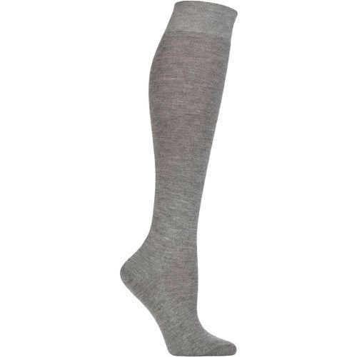 Women's 1 Pair No 1 85% Cashmere Knee High Socks Light Melange 4-5 Ladies - Falke - Modalova