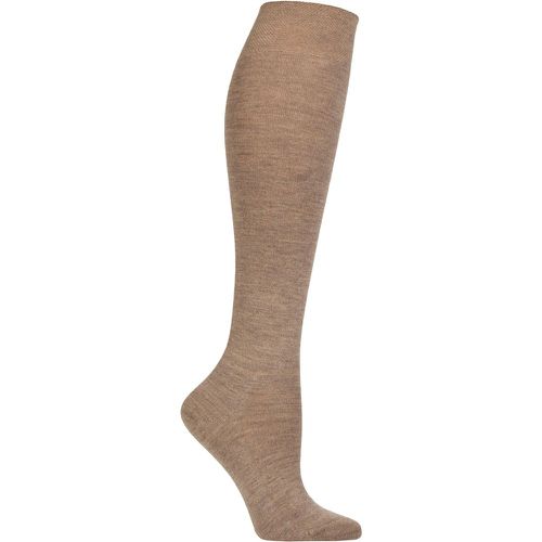 Women's 1 Pair No 1 85% Cashmere Knee High Socks Nutmeg Melange 5.5-6.5 Ladies - Falke - Modalova