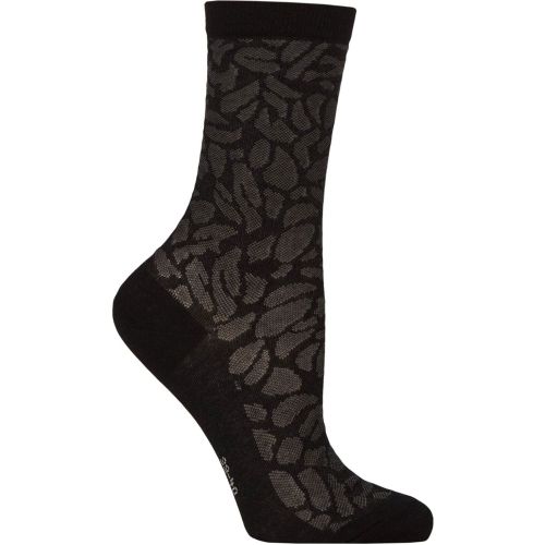 Women's 1 Pair Falke Creole Texture Animal Print Cotton Socks 5.5-6.5 Women's - SockShop - Modalova