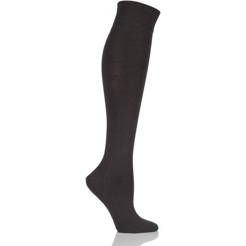 Pair Dark Sensitive Berlin Merino Wool Left And Right Knee High Socks Ladies 5.5-8 Ladies - Falke - Modalova
