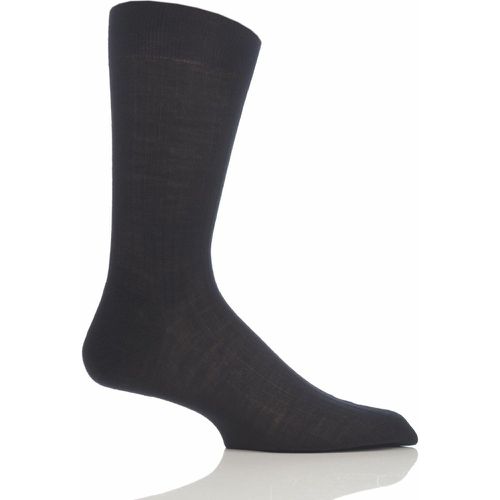 Pair Danvers Rib Cotton Lisle Socks Men's 13-14.5 Mens - Pantherella - Modalova