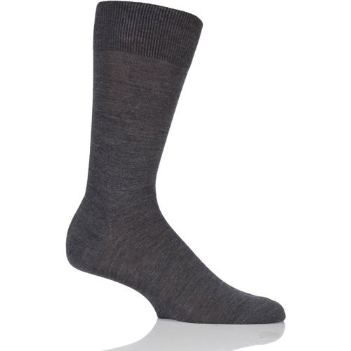 Mens 1 Pair Camden Merino Wool Plain Socks Dark Mix 7.5-9.5 Mens - Pantherella - Modalova