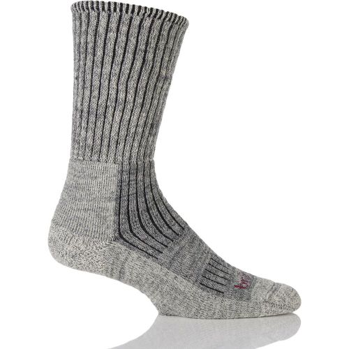 Pair Stone Comfort Trekker Socks For All Day Trekking and Hiking Men's 6-8.5 Mens - Bridgedale - Modalova