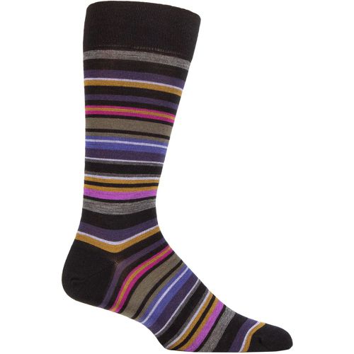 Mens 1 Pair Quakers Merino Wool Striped Socks 7.5-9.5 Mens - Pantherella - Modalova