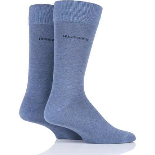 Pair BOSS Plain 75% Cotton Socks Men's 8.5-11 Mens - Hugo Boss - Modalova