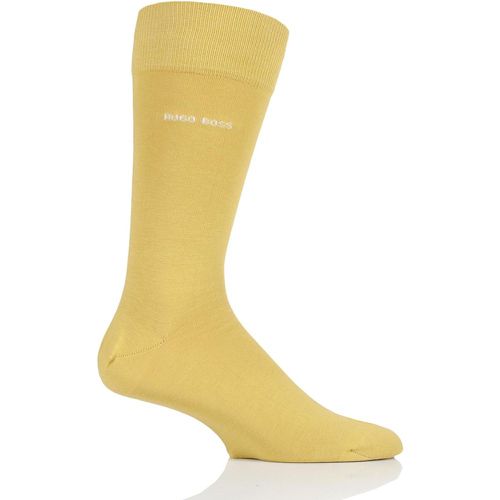 Pair Light BOSS Marc Plain 98% Combed Cotton Socks Men's 8.5-11 Mens - Hugo Boss - Modalova