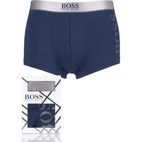 Pack Navy BOSS Plain Cotton Starlight Gift Boxed Boxer Shorts Men's Extra Large - Hugo Boss - Modalova