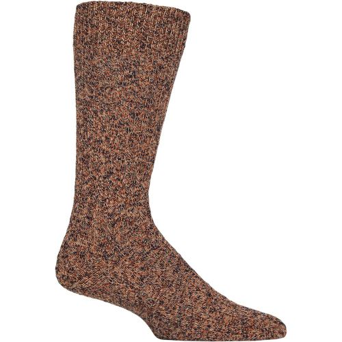 Mens 1 Pair Pantherella Rye Eco Luxe Ribbed Cotton Socks Urchin 10-12 Mens - SockShop - Modalova