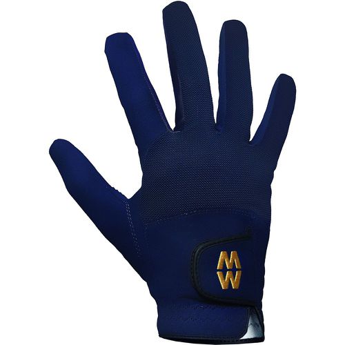 Pair Navy Short Mesh Sports Gloves Unisex 6 Unisex - MacWet - Modalova
