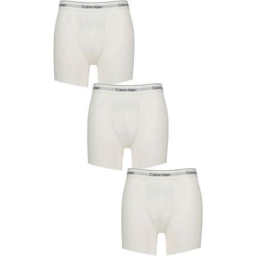 Mens 3 Pack Calvin Klein Cotton Stretch Longer Leg Trunks / / XS - SockShop - Modalova