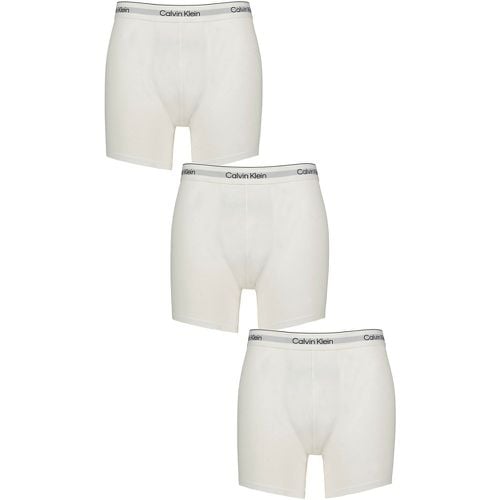 Mens 3 Pack Calvin Klein Cotton Stretch Longer Leg Trunks / / XL - SockShop - Modalova