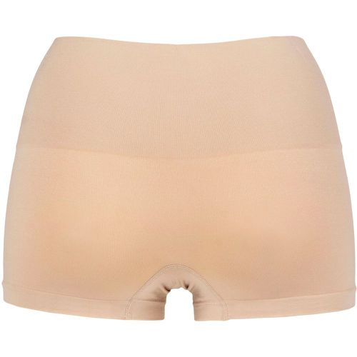 Ladies 2 Pack Seamless Smoothies Shorties Underwear Rose Beige 10-12 UK - Ambra - Modalova