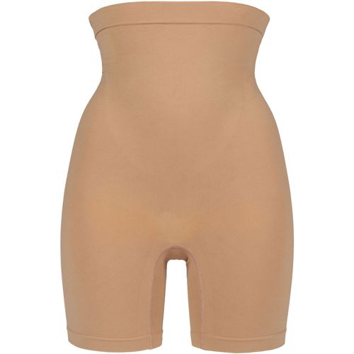 Women's 1 Pack Ambra Killer Curves Hi-Waisted Shaping Shorts Toffee UK 12-14 - SockShop - Modalova