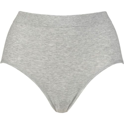 Women's 1 Pack Organic Cotton Full Brief Underwear Mid Marl UK 14-16 - Ambra - Modalova