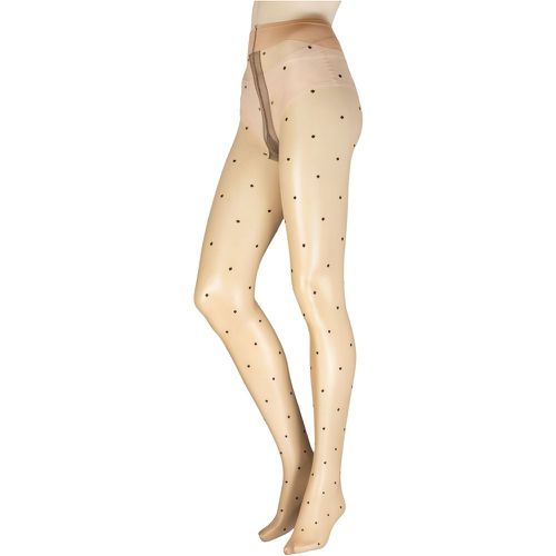 Ladies 1 Pair Anguria Spotted Tights Cosmetic Large - Trasparenze - Modalova