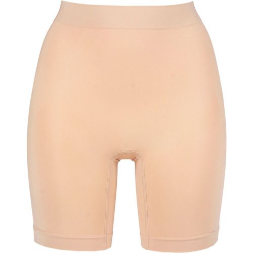 Ladies 1 Pack Powerlite Thigh Shaper Short Underwear Beige UK 8-10 - Ambra - Modalova