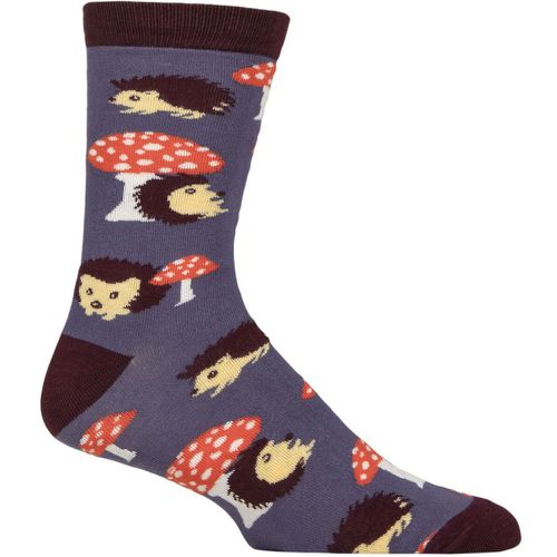 Mens and Women's 1 Pair Shared Earth Fair Trade Hedgehog Bamboo Socks Hedgehog UK 3-7 - SockShop - Modalova