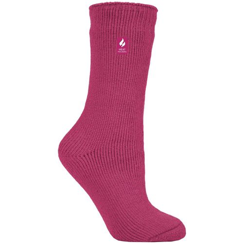 Women's 1 Pair SOCKSHOP Original 2.3 TOG Thermal Socks Raspberry 4-8 Ladies - Heat Holders - Modalova