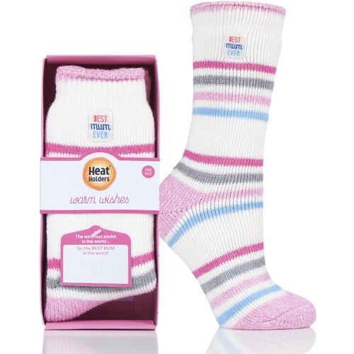 Pair Best Mum Ever Gift Boxed Socks Ladies 4-8 Ladies - Heat Holders - Modalova