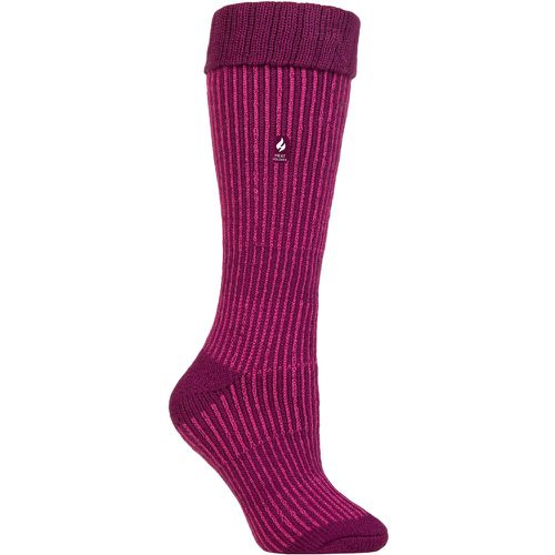 Women's 1 Pair SOCKSHOP 2.3 TOG Thermal Boot Socks Fuchsia Red 4-8 - Heat Holders - Modalova