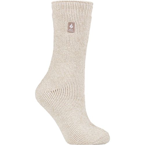 Women's 1 Pair SOCKSHOP Original 2.3 TOG Thermal Socks Oat 4-8 Ladies - Heat Holders - Modalova