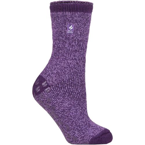 Ladies 1 Pair SOCKSHOP 2.3 TOG Plain and Patterned Slipper Socks Florence 4-8 Ladies - Heat Holders - Modalova