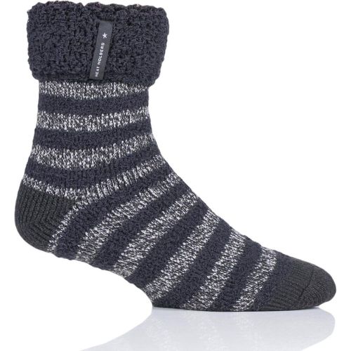 Pair Charcoal Stripe Olwen Sleep Socks Men's 6-11 Mens - Heat Holders - Modalova