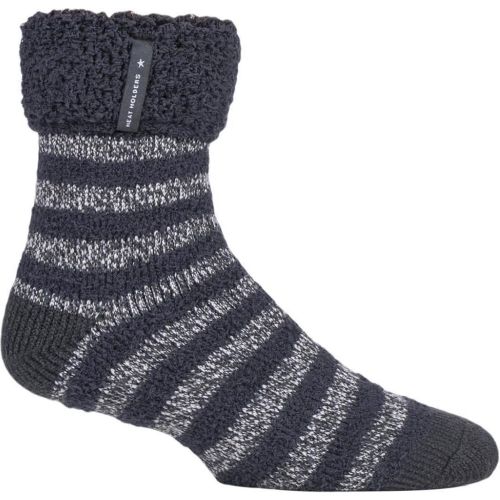 Pair Charcoal Stripe Olwen Sleep Socks Men's 6-11 Mens - Heat Holders - Modalova