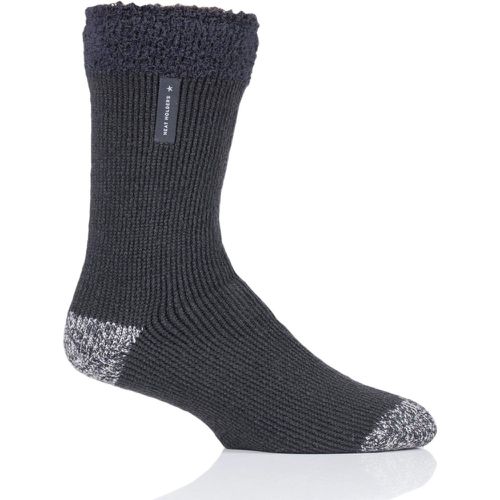 Pair Charcoal Lumi Sleep Socks Men's 6-11 Mens - Heat Holders - Modalova