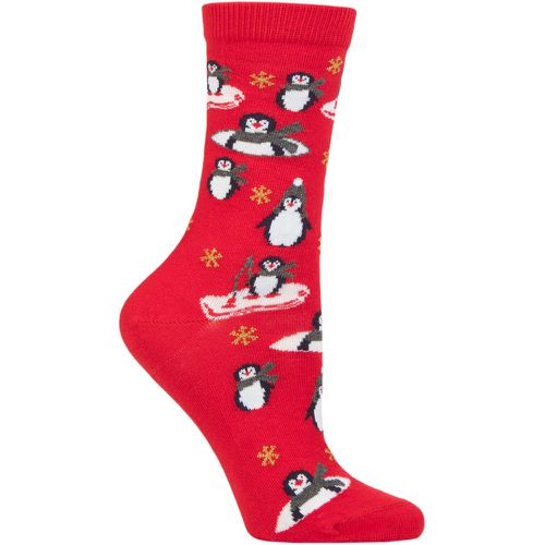 Ladies 1 Pair Penguin Socks Multi One Size - Charnos - Modalova