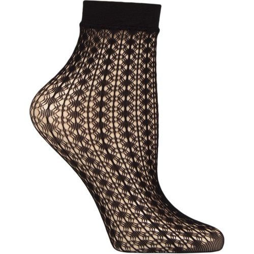 Ladies 1 Pair Charnos Geo Net Anklet One Size - SockShop - Modalova
