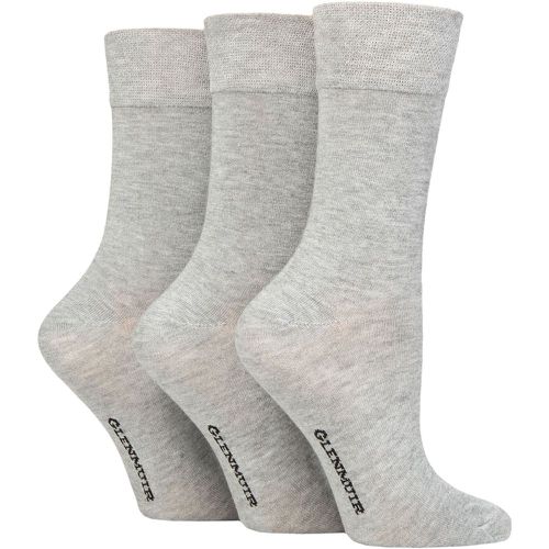 Pair Comfort Cuff Plain Bamboo Socks Ladies 4-8 Ladies - Glenmuir - Modalova